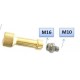 EURO CONECTOR - GLP - Rosca Macho ½” (21.8mm) con extensiones M16 - M10