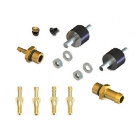Kit Accesorios y Racores - Bloque de Inyectores 4Cil. AEB INJ4 D:12mm